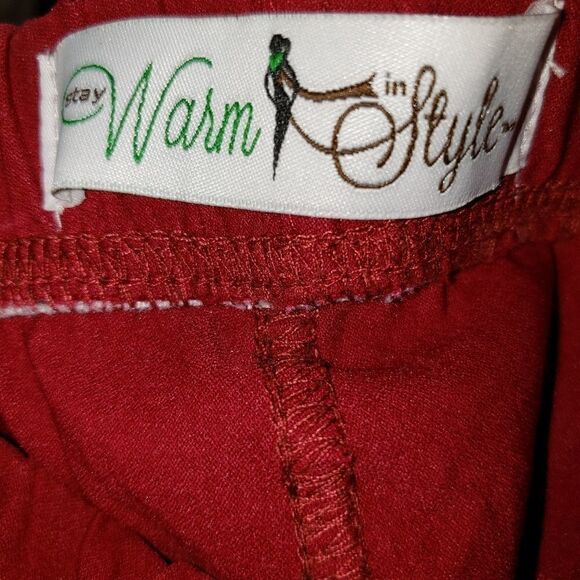 Stay Warm In Style Pull-On Ankle Zip Pants - Picture 6 of 8